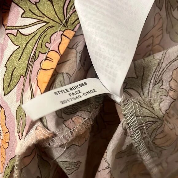 J. Crew Floral Mini Dress - Pink and Green 314 - Picture 7 of 9